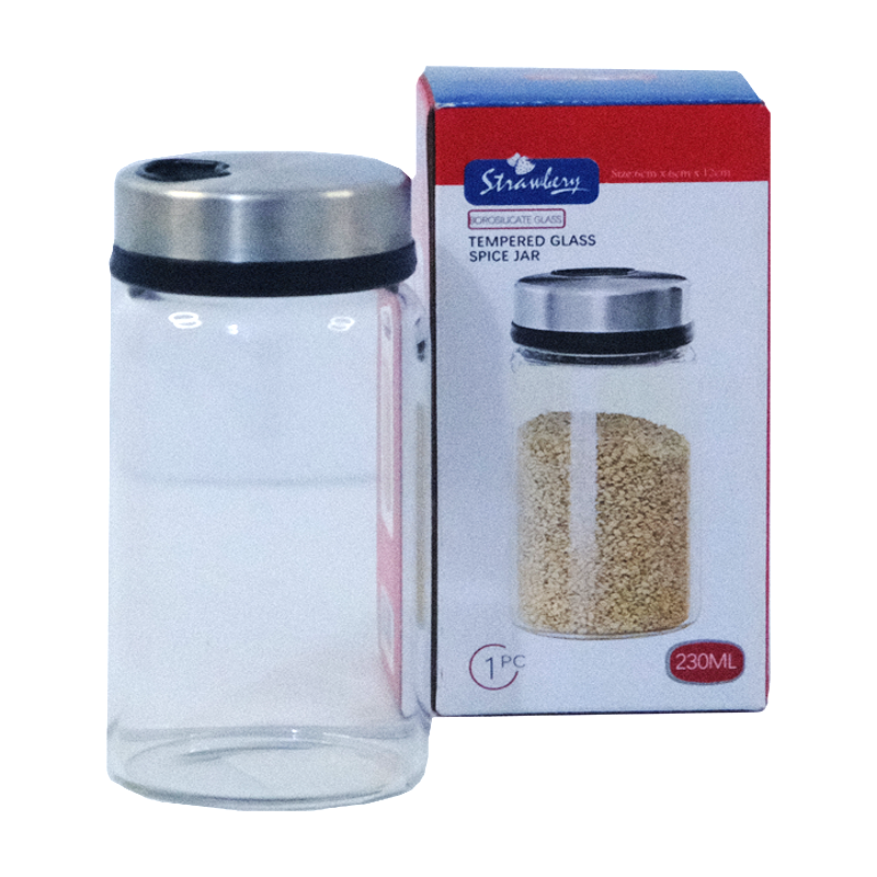 BOROSILICATE SPICE JAR (230ML)